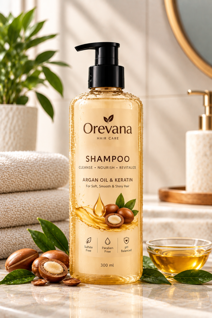 OREVANA Argan Oil & Keratin Shampoo